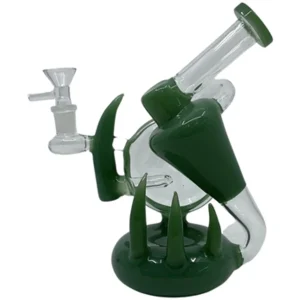 8" Phonograph Shaped Glass Water Pipe