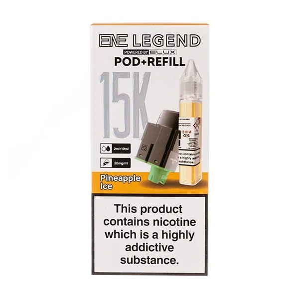 Pineapple Ice ENE Legend 15K Prefilled Pod + Refill by Elux