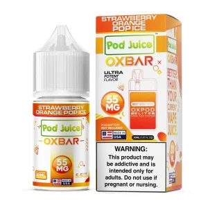 Strawberry Orange Pop Ice Oxbar Pod Juice Edition Salts 30mL