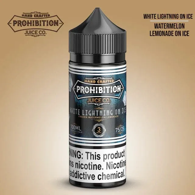 White Lightning On ICE - Prohibition Juice Co. - 100mL
