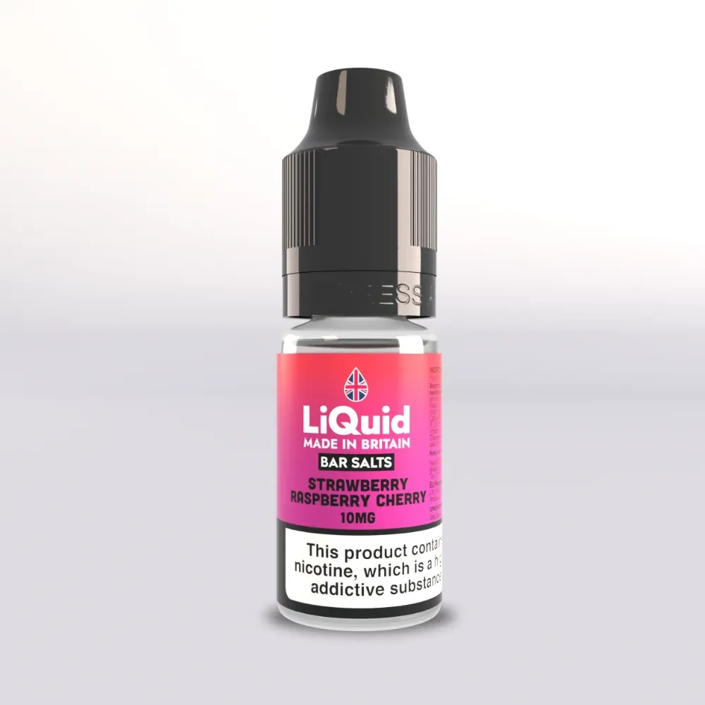Strawberry, Raspberry & Cherry - Nicotine Salt Vape Juice - Image 2