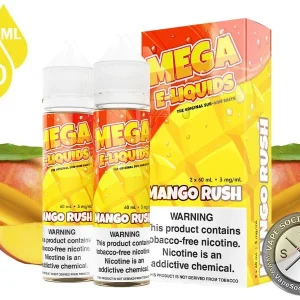 Mango Rush MEGA E-LIQUIDS 2x60ml