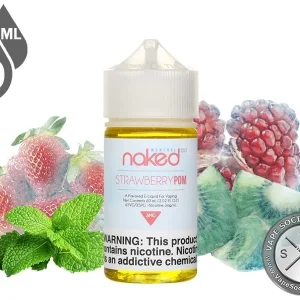 Strawberry Pom Naked 100 Menthol E-Liquids 60ml