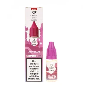 Juicy Grape Nic Salt E-Liquid by Crystal Clear