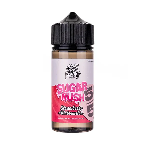 Strawberry & Watermelon 80ml (50/50) Shortfill by No Frills Sugar Rush