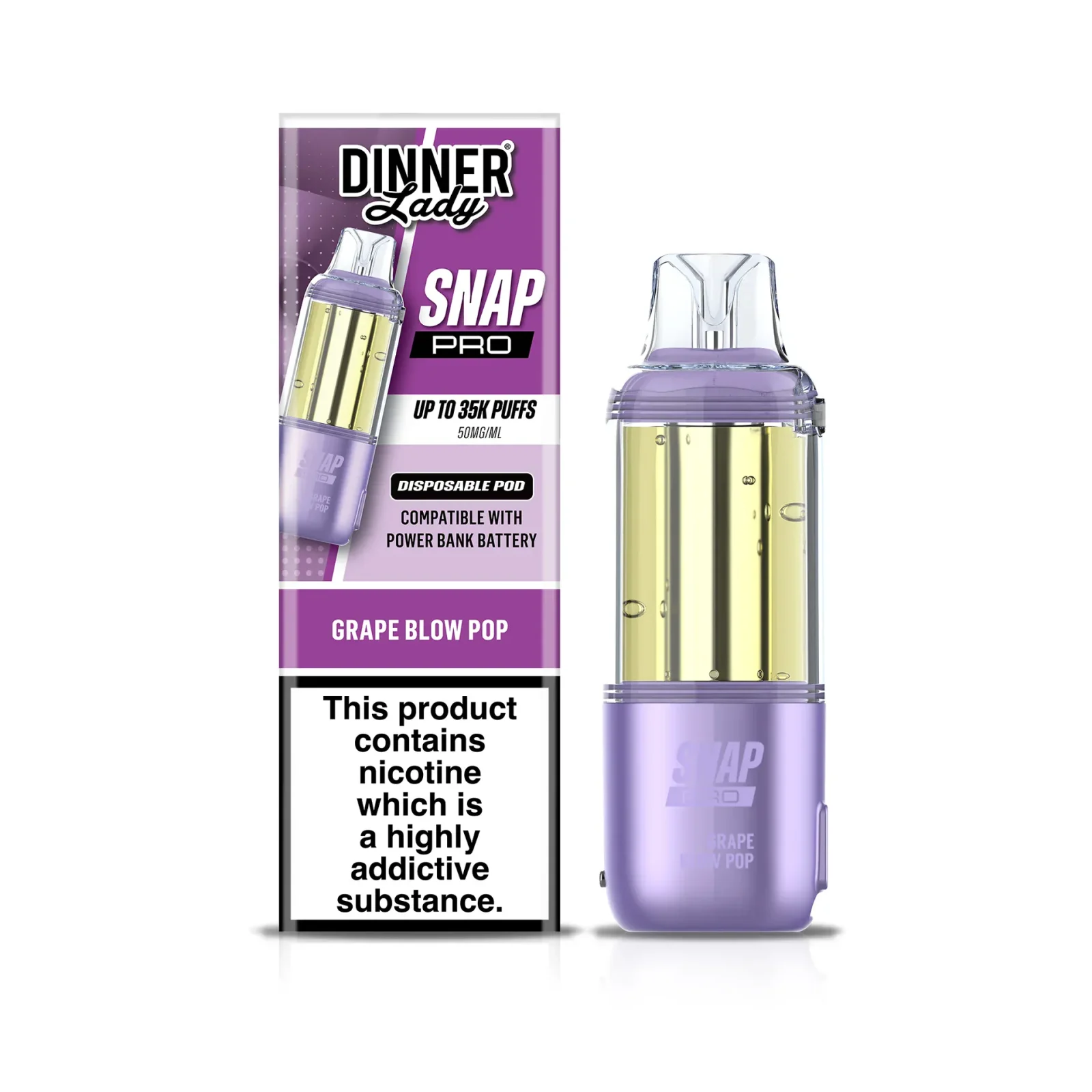 Dinner Lady Snap Pro 35K Disposable Pods - Image 2