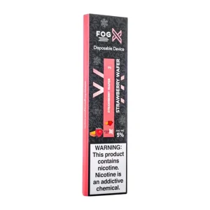 Fog X Vapor Strawberry Wafer Disposable Device