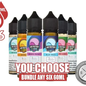 Air Factory E-Juice Bundle 6x60ml (360ml)