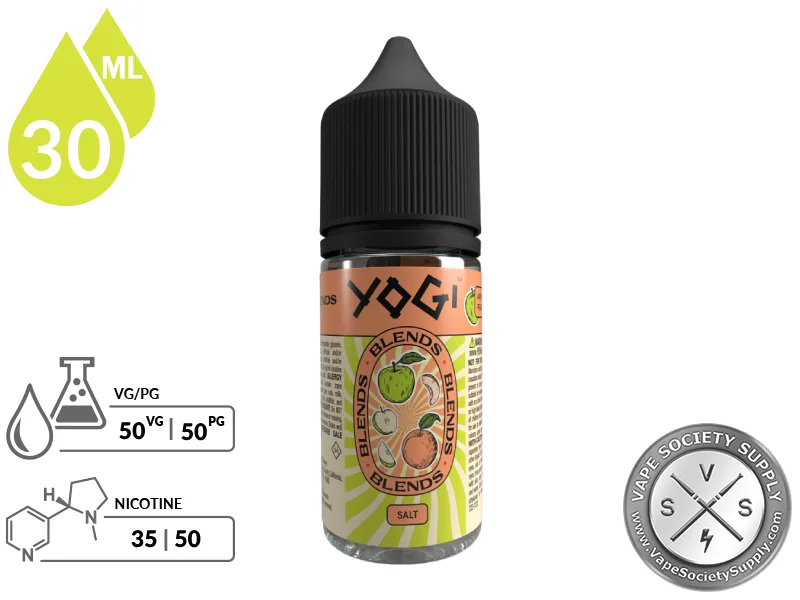 Apple Peach Ice YOGI BLENDS SALT 30ml - Image 2