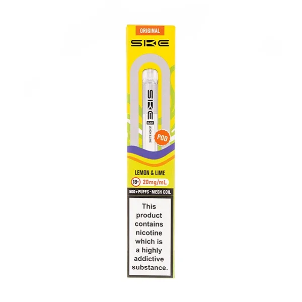 Lemon Lime Crystal Bar 600 Prefilled Pod by SKE