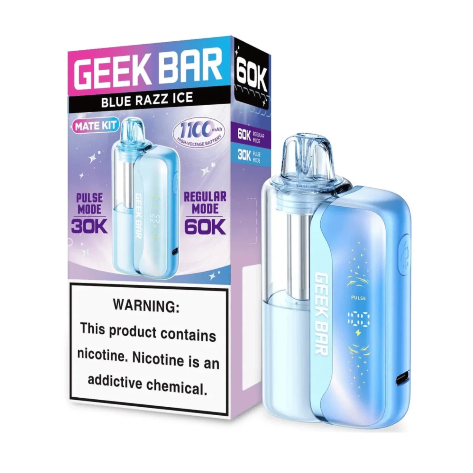Geek Bar Mate Kit 60000 5% Rechargeable Disposable - Image 2