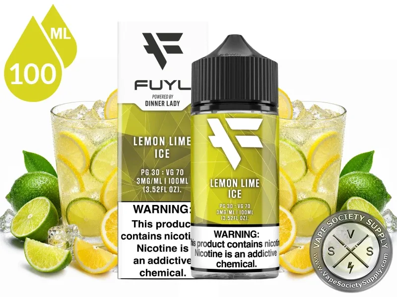 Lemon Lime Ice FUYL By Dinner Lady 100ml