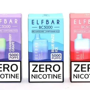 Elf Bar, BC5000 ZERO Nicotine 5000 Puff Disposable Device