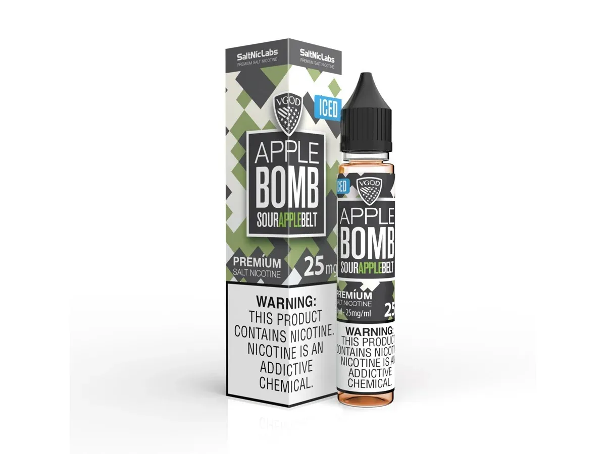 VGOD Iced Apple Bomb SaltNic E-Liquid