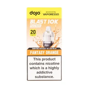 Fantasy Orange Dojo Blast 10K Prefilled Pod + Refill by Vaporesso