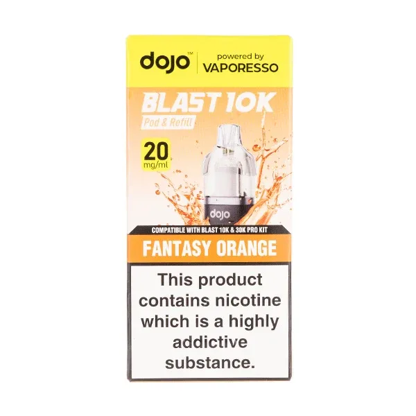 Fantasy Orange Dojo Blast 10K Prefilled Pod + Refill by Vaporesso
