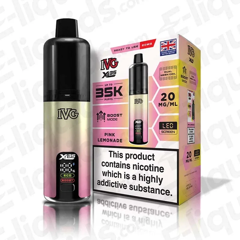 IVG XL 35K Pink Lemonade Prefilled Pod Kit
