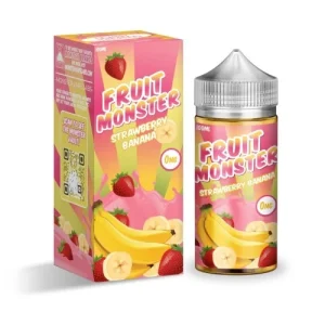 Fruit Monster E-Liquid - Strawberry Banana - 100ml | Only $18.99