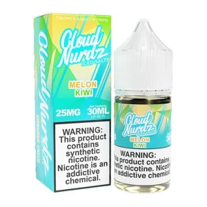 Iced Kiwi Melon by Cloud Nurdz TFN Salts E-Liquid 30ml