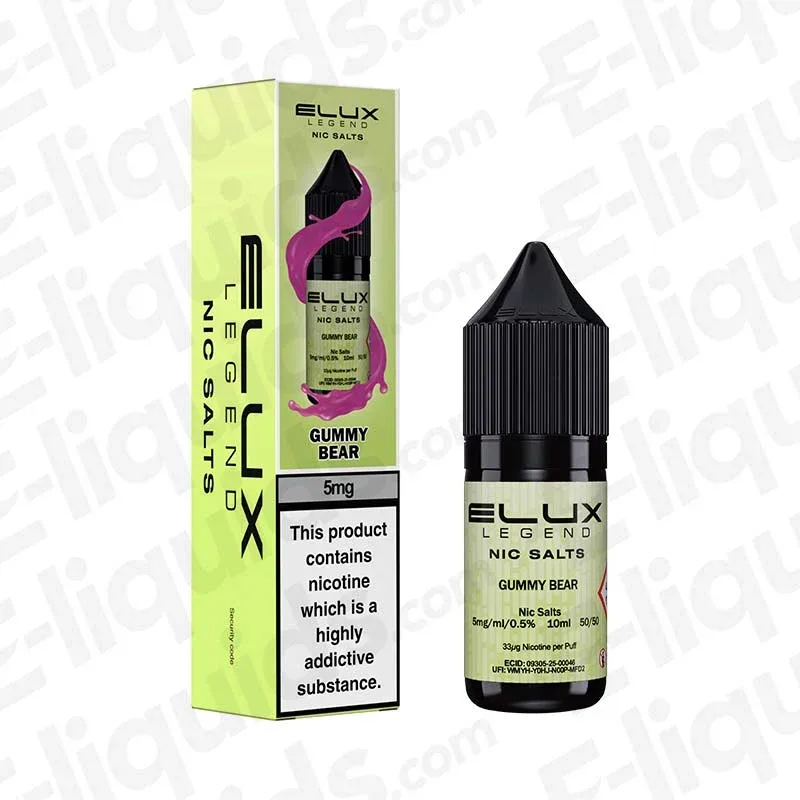Elux Legend Gummy Bear Nic Salt