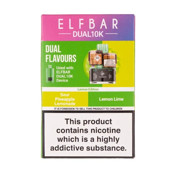 Lemon Edition Dual 10k Refill Pack by Elf Bar