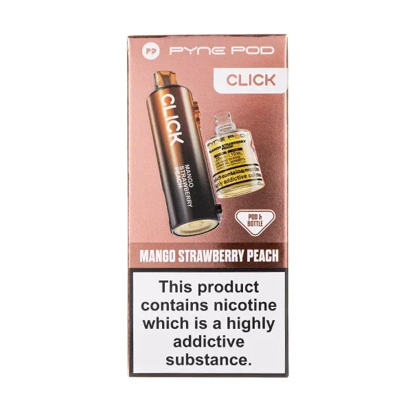 Mango Strawberry Peach Pyne Pod Click Pod & Bottle