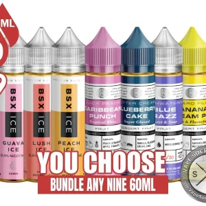 Glas BSX Vapor Bundle 9x60ml (540ml)