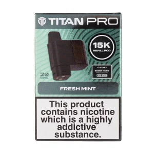 Fresh Mint Pro 15K Prefilled Pod + Refill by Titan