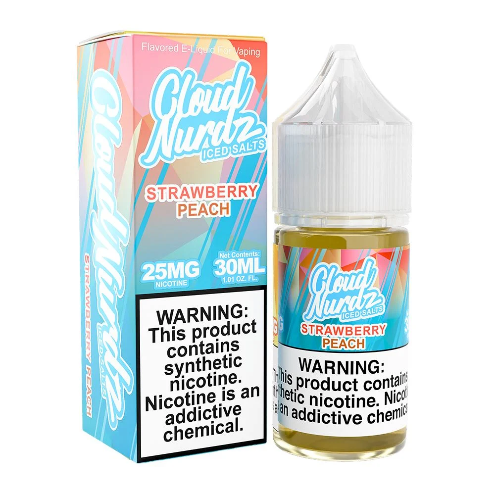 Strawberry Peach Ice | Cloud Nurdz Salts | 30mL