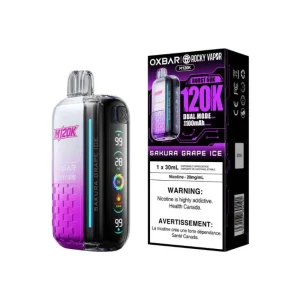 Oxbar M120K Disposable Vape - Sakura Grape Ice