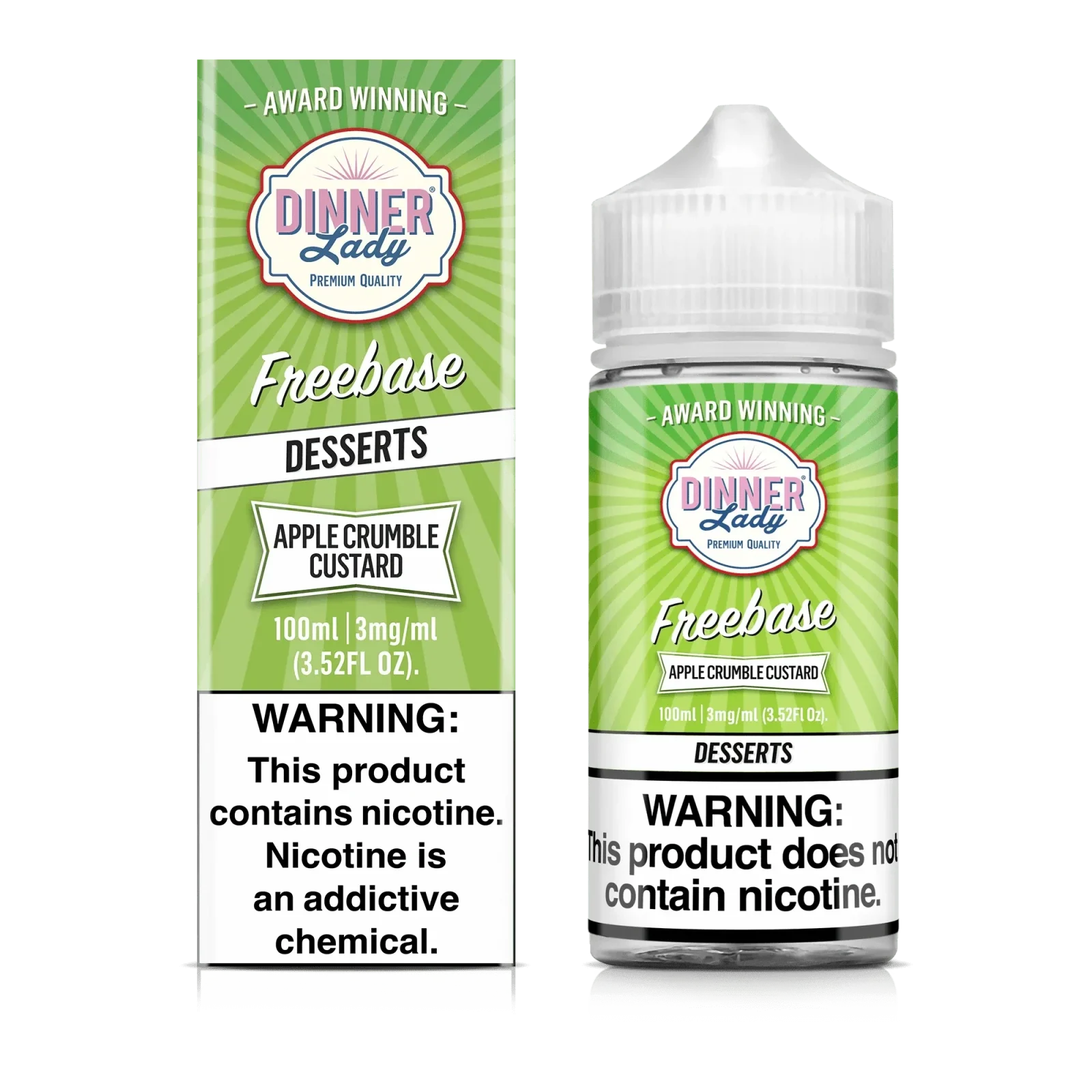 Apple Crumble Custard - Dinner Lady - 100mL