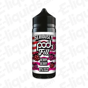 Doozy Vape Co Berry Berry Seriously Pod Fill 3 100ml Shortfill Vape Juice