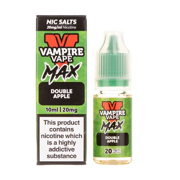 Double Apple Nic Salt E-Liquid by Vampire Vape Max - Image 2