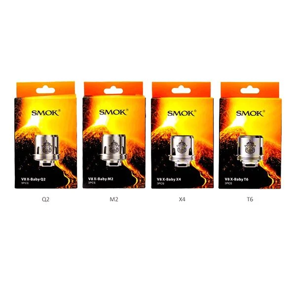 SMOK TFV8 X-Baby Beast Brother - Replacement Coils (Pack of 3)