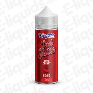 Kingston Fizzy Cherry Pod Juice 50/50 100ml Shortfill Vape Juice