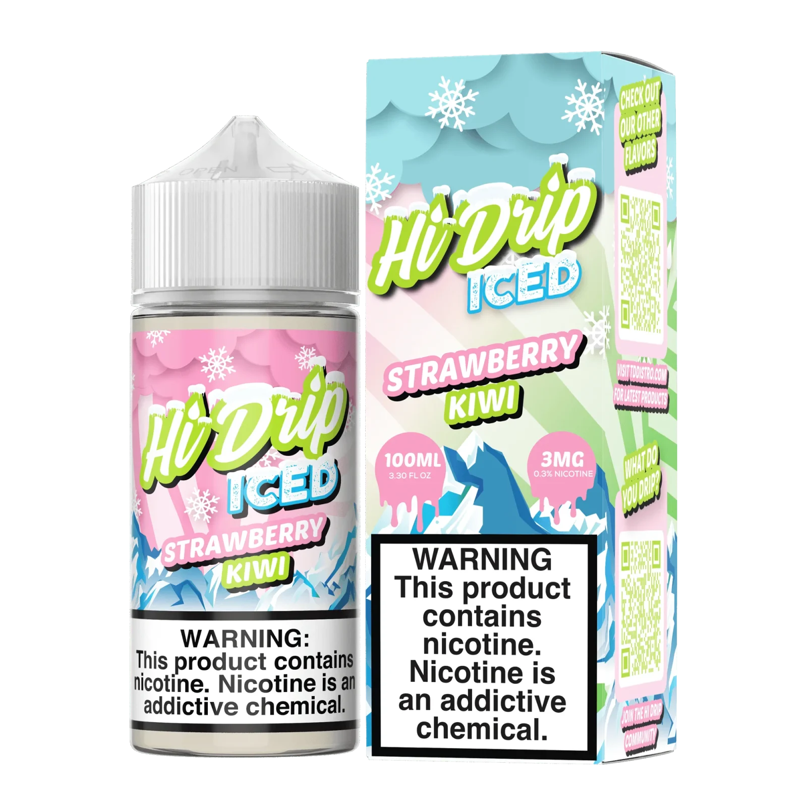 Strawberry Kiwi ICED - Hi Drip - 100mL