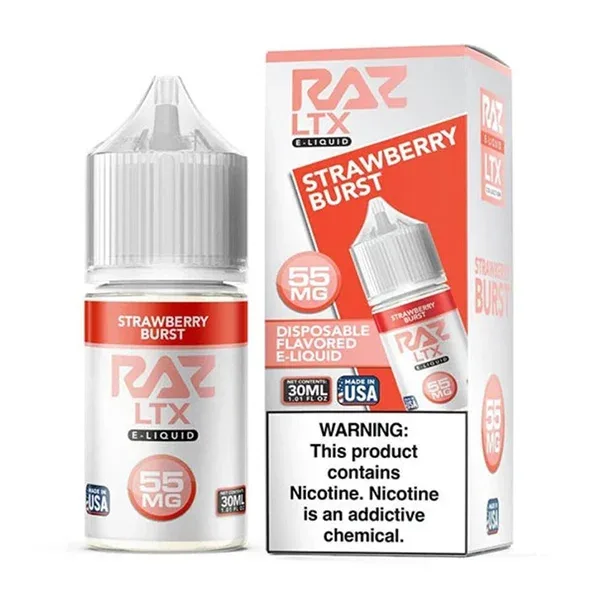 Strawberry Burst LTX Edt. Pod Juice x RAZ Salts 30mL