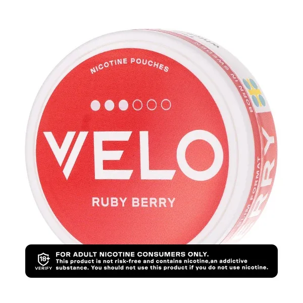 Ruby Berry Nicotine Pouches by VELO