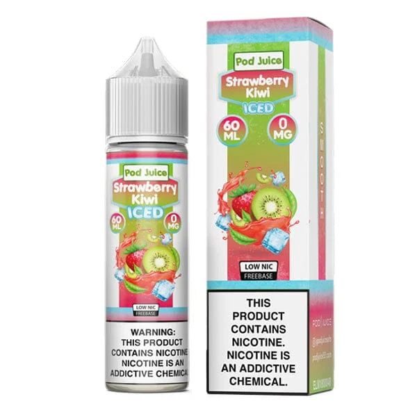 Strawberry Kiwi Iced by Pod Juice E-Liquid 60ml