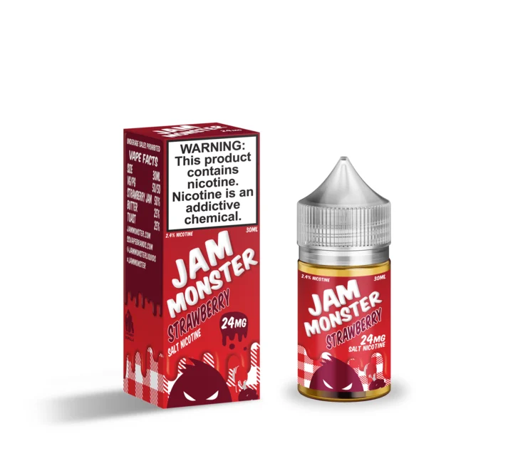 Strawberry by Jam Monster Salts 30mL