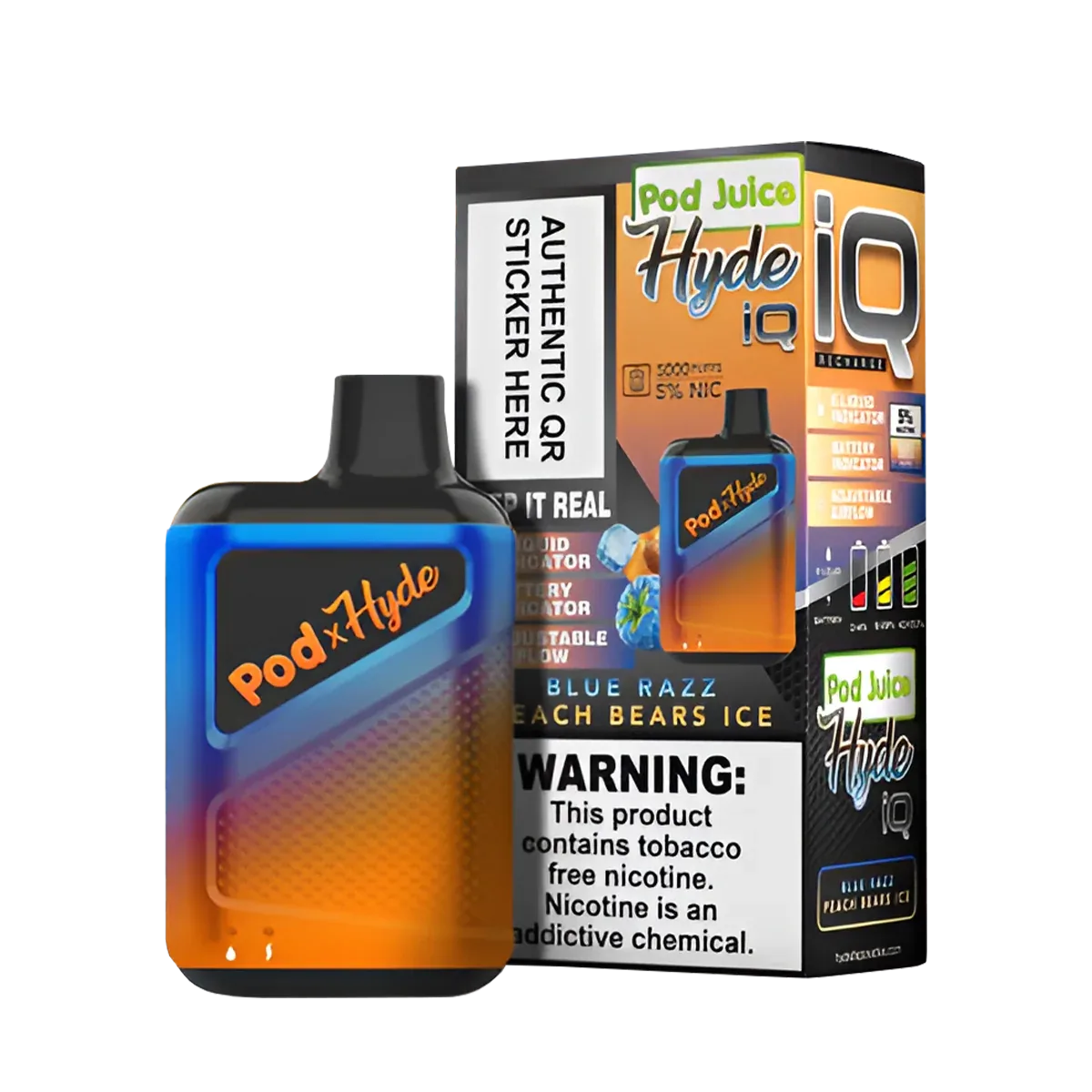 Pod Juice x Hyde IQ Disposable Vape - Image 2
