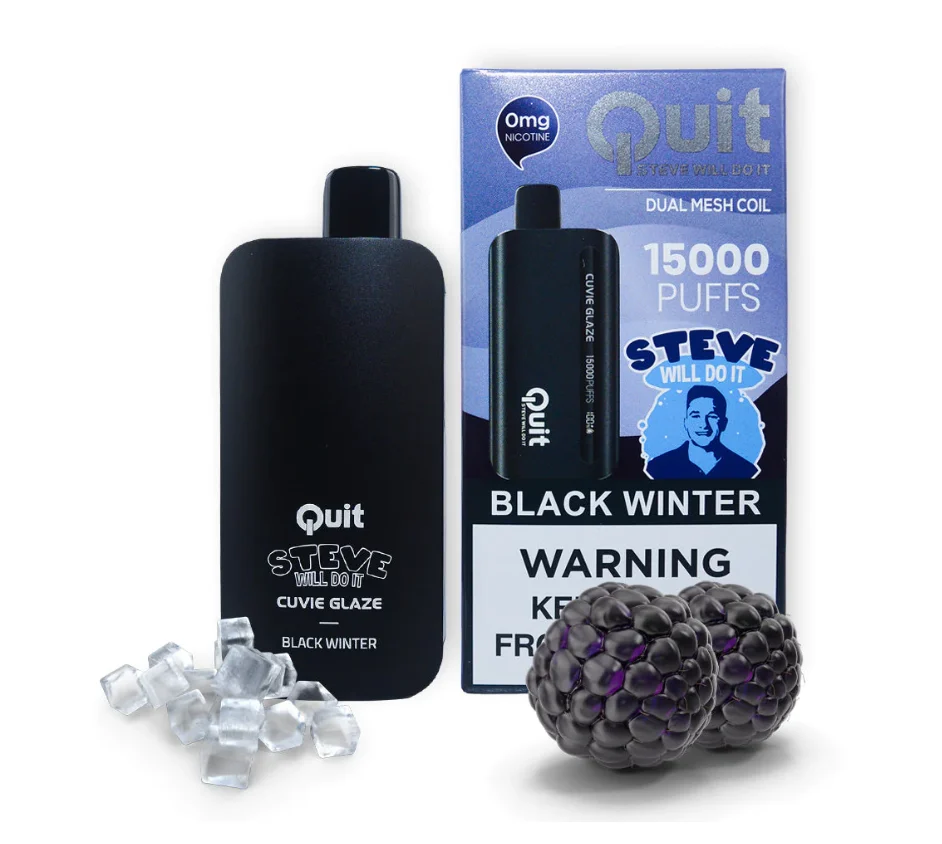 Quit Steve Will Do It Cuvie Glaze 15,000 Puffs Disposable Salt Nic Vape Pen