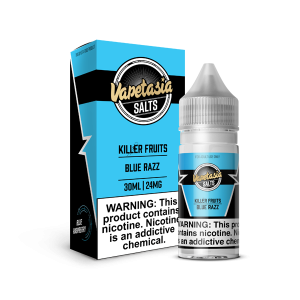 Vapetasia Killer Fruits Salt Blue Razz eJuice