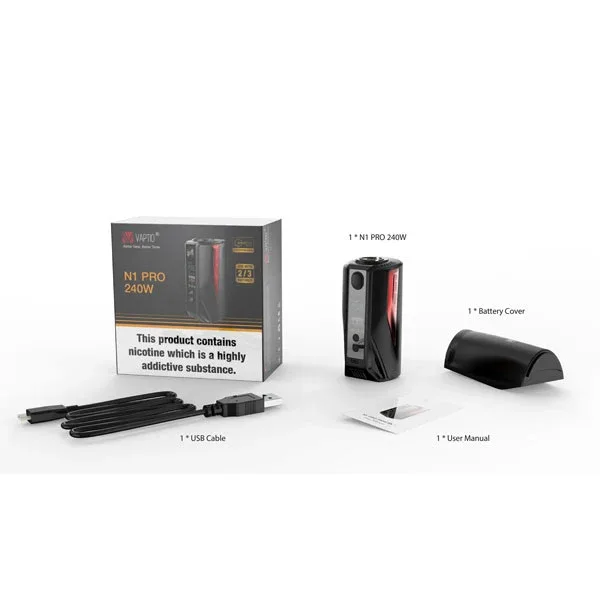 Vaptio N1 PRO 240W TC Box Mod Standard/Lite - Image 2