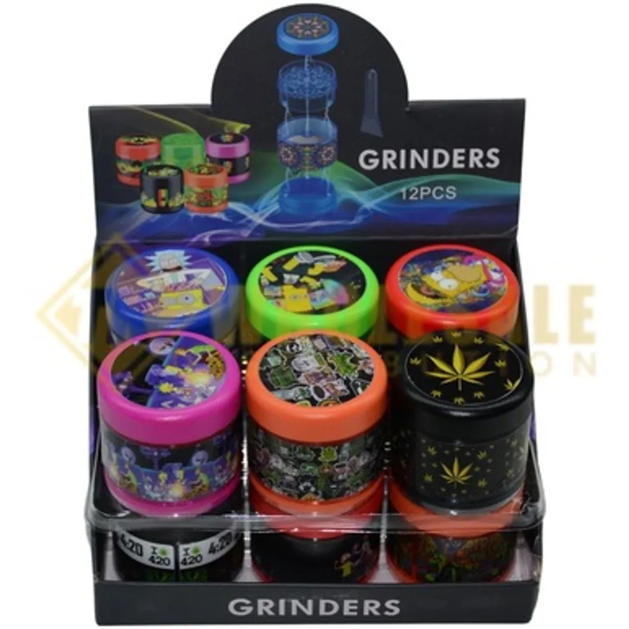 Cartoon Plastic Grinder 50mm