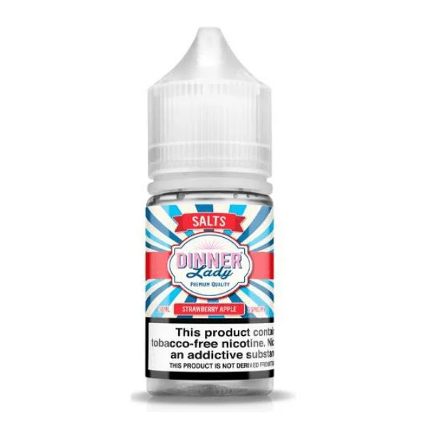 Strawberry Apple Dinner Lady TFN Salts 30mL