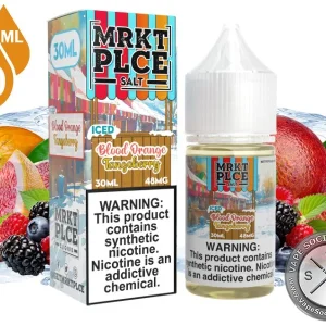 Iced Blood Orange Tangoberry MRKT PLCE SALT 30ml