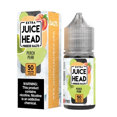 Juice Head Freeze Salt E-Liquid - Peach Pear Freeze - 30ml | Only $14.99