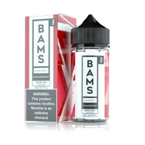 Bam's Cannoli E-Liquid - Strawberry Cannoli - 100ml