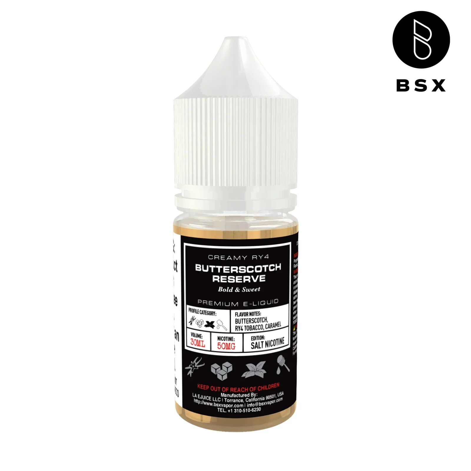 Butterscotch Reserve SALT - BSX Salts - 30mL - Image 2